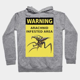 Starship Troopers (1997): ARACHNID INFESTED AREA Hoodie